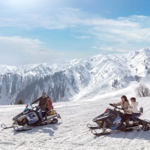 Snowboarding and snowmobile charzan holidays