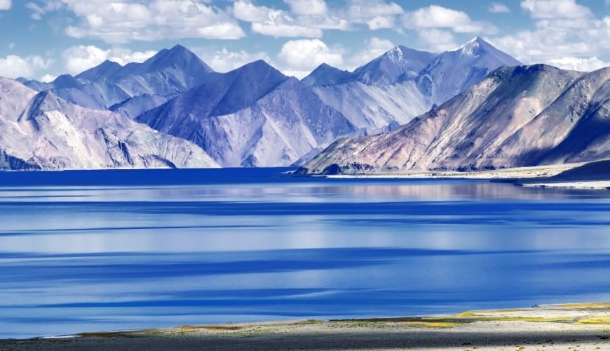 Pangong Lake: A Canvas of Blue and Silence