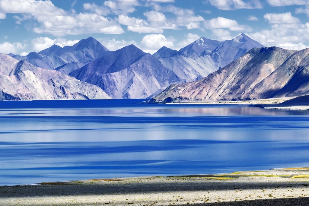 Pangong Lake: A Canvas of Blue and Silence