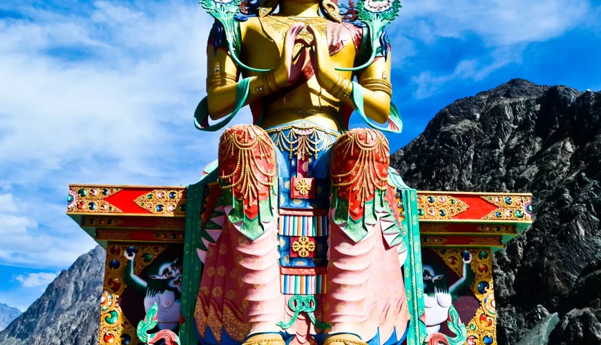 Maitreya Buddha Ladakh charzan holidays scaled