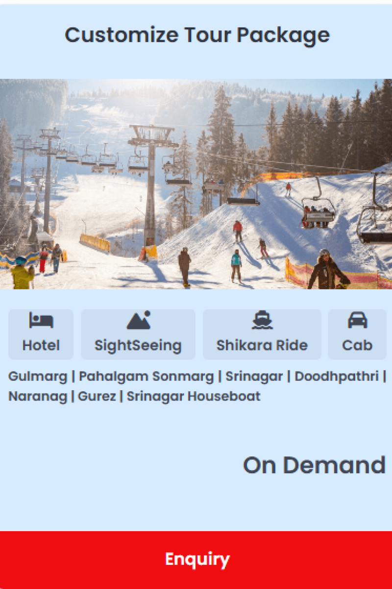 Custom Itinerary